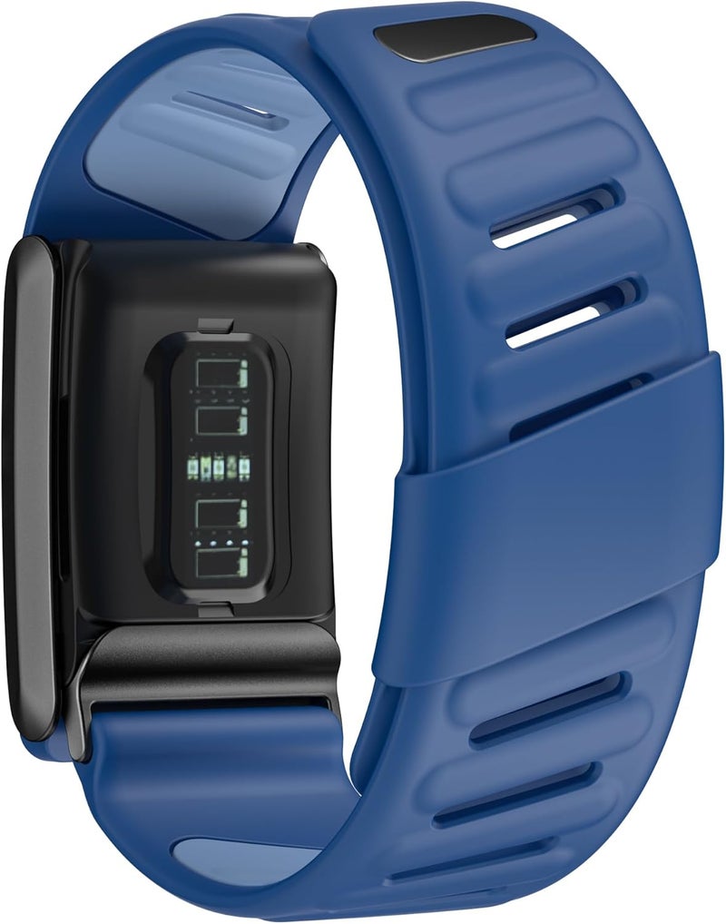 Dado Comfort Durable Silicone Wristband Compatible with WHOOP 4.0 Band, Soft Silicone Sports Loop Strap for Men & Women, with U Shapped Connector - Image 2